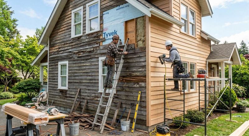 Siding Service project example